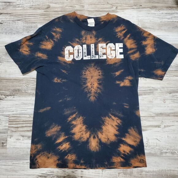Bleach Tye Dye Spiral Shirt Size Large Universal Studios Animal House College - Picture 1 of 3